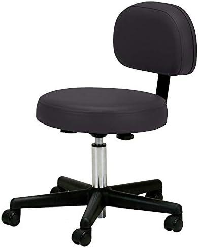 EARTHLITE Pneumatic Massage Salon Drafting Stool - No Leaking (vs. Hydraulic), Adjustable, Rolling, CFC-Free / Medical Spa Facial Chair by Unknown