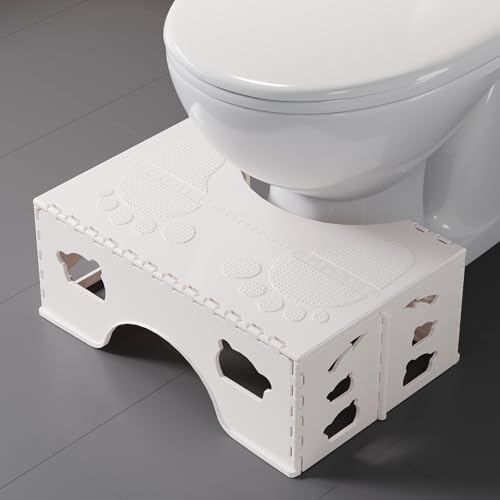 Foldable Squatting Potty for Travel, 7" Toilet Stool Squat Adult, Poop Step by Unknown