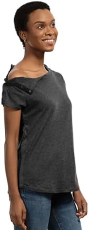 MAI Shoulder Surgery Shirts for Women - Soft Fabric Tear Away Shirt with Premium Snap, Chemo Shirts for Port Access by MAIWeCare