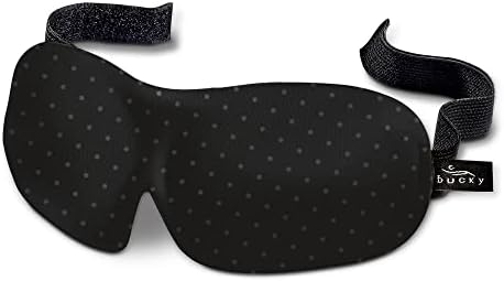 Bucky 40 Blinks No Pressure Beauty & Travel Eye Masks, Gray Dots by Bucky