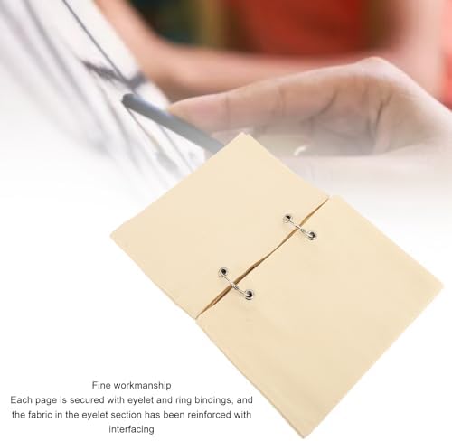 ariarly Blank Fabric Sketchbook, Portable Travel Journal Planner Notebook - Image 5