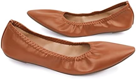 Women's Ballet Flat Slip On Flats - Classic Casual Dress Shoes, Foldable Portable Travel Ballet Walking Shoes - Image 3