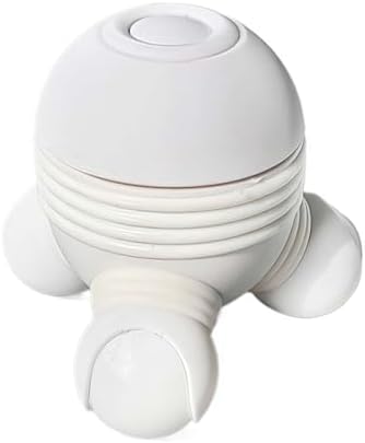 Mini Handheld Massager Portable Vibrating Body Massager (White) by QHUDLV