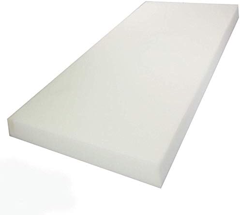 Mybecca 4" X 30" X 72" Upholstery Foam Cushion High Density (Seat Replacement, Upholstery Sheet, Foam Padding) by Mybecca