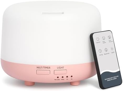 SPLITSKY 300ml Essential Oil Diffuser with Remote and Quiet Operation by SPLITSKY