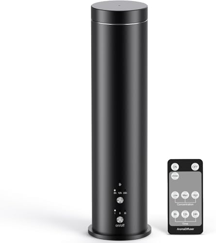 Waterless Essential Oil Diffuser for Large Room, 1000 Sq Ft Coverage by Unknown
