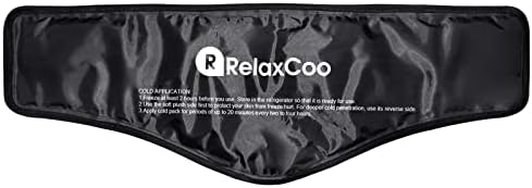 Neck Ice Pack Wrap, RelaxCoo Reusable Gel Ice Pack for Neck Shoulders, Cold Compress Therapy for Pain Relief, Injuries, Swelling, Bruises, Sprains, Inflammation and Cervical Surgery Recovery - Image 6