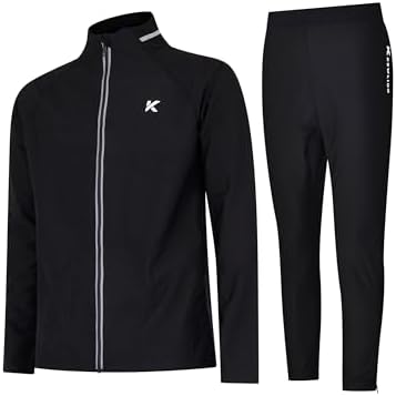 Kewlioo Pro Men's Heat Trapping Sauna Suit For Men, Sauna Long Sleeve Sauna Shirt for Gym, Workouts by Kewlioo