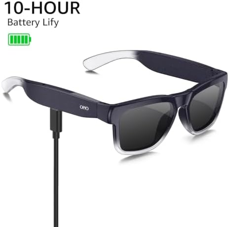 OHO AI Smart Glasses, UV400 Z87+ Audio Open Ear Bluetooth Sunglasses - Image 4