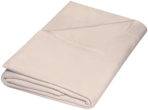 ZPECC Twin Flat Sheet Only 1 Pack, Durable Beige Top Bed Sheets Hypoallergenic Soft Brushed Microfiber Color-Coded Label, 66"x96" by ZPECC-ABrandThatHasBeenFocusedOnBeddingFor20Years
