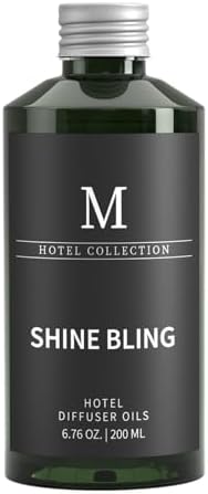 Hotel Collection Diffuser Oil- 6.76 Fl Oz/200ML-Shine Bling,Luxury Essential Oils for Diffuser Refill & Machines,Bigger Bottle, Bolder Aroma, Longer Lasting by MISIJIEssentialOilsOverall