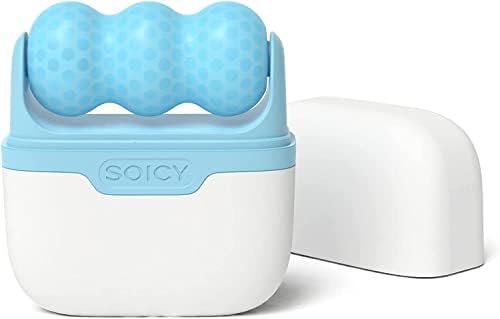 OPENDGO Ice Roller for Face Eyes Body,Cold Facial Ice Roller Massager for Eye Puffiness, Migraine, Pain Relief, Minor Injury, Facial Skin Care Products,2 in 1 Ice Face Roller Cold Therapy Tools by OPENDGO