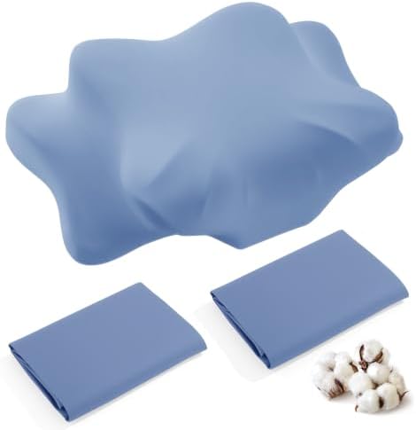 HOMBYS 2 Pack 100% Cotton Cervical Pillowcases, (Only Pillowcase) by HOMBYS
