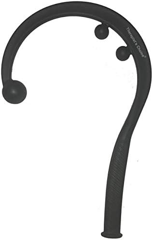 Therapist's Choice® Travel Size Pressure Point Hook Cane, Back and Neck Massager for Trigger Point Fibromyalgia Pain Relief and Self Massage, 15.5" Long, Perfect Size for Home, Office, Gym, Travel by Therapist%27s+Choice