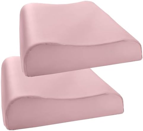 100% Tencel Lyocell Pillowcases | Cooling Pillowcases for Memory Foam, Cervical, Neck and Contour Pillows | Softer Than Cotton and Linen (Pink - 2 Pack, 20" x 12.5" x 4"/3") by Cozysilk%7CBringNatureHome