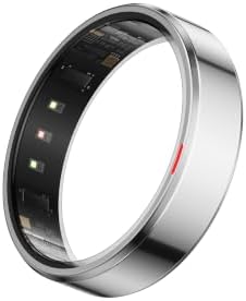 POBOVi Gen 2 Titanium Smart Ring for Women & Men, Sleep & Heart Rate Tracker, No Subscription, Size Before You Buy (Polished Silver, Size 10) by POBOViRing
