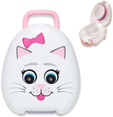 My Carry Potty - Cat Travel Potty, Award-Winning Portable Toddler Toilet Seat for Kids to Take Everywhere - Image 4