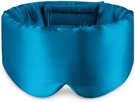 Zenssia 100% Mulberry Silk Sleep Eye Mask for Men and Women, Peacock Blue by Zenssia