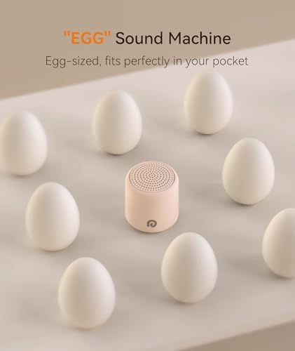 Dreamegg Travel White Noise Machine - Portable Sound Machine for Baby Adults, Travel Sound Machine for Sleep, 16 Nature Sound, Timer, White Noise Machine for Sleeping Gift, Pink - Image 2