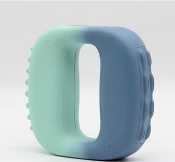 Gradient Fascia Ring Ab Massager Belt - Mint Green-Slate Blue by Unknown