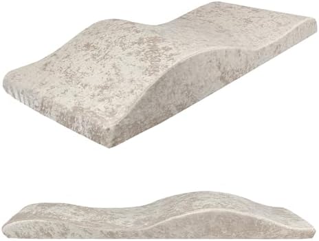 Lash Bed Foam Topper, Massage Table High-Density Foam Mattress Topper, Ergonomic Curved Lash Bed Cushion for Beauty Salon by AIROW