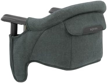 Inglesina Fast Table Chair, Charcoal Gray Melange - Portable Baby High Chair - for Babies & Toddlers up to 37 lbs - Fits Tables 0.8'' to 3.5'' Thick - Compact & Easy to Use - Travel Bag Included by Unknown