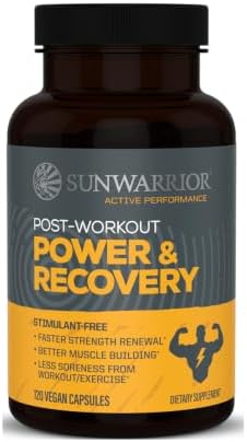 Sunwarrior Active Post Workout Power & Recovery Caps, 120 CT - Image 4
