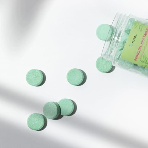 NOVAL Pedicure Spa Tablet - Fast Dissolving, Gentle & Portable Foot Soak for Softening Calluses & Hydrating Skin, Green Tea Scent - Image 6
