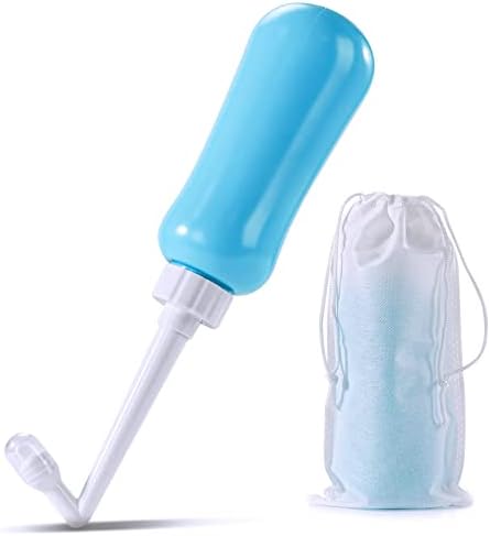 Portable Bidet Travel Large Capacity 15.8oz Personal Toilet Handheld Blue by FOOFOO