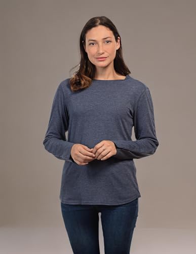 MAI Shoulder Surgery Shirts for Women - Soft Fabric Tear Away Shirt with Premium Snap, Chemo Shirts for Port Access - Image 6