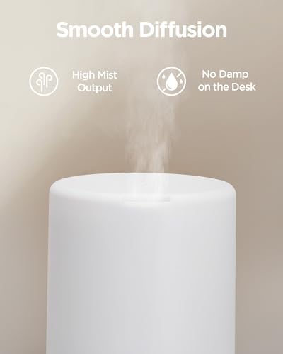 InnoGear 300ml Essential Oil Diffuser for Home Scent Humidifier, Brown - Image 5