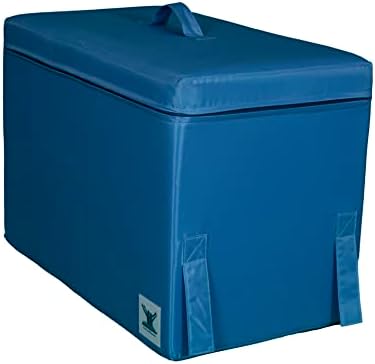 Pain Free At Sea Large Foam Block - Posture Therapy Equipment with Practical Straps & Water-Resistant Cover, Extra Strong Density, Alternative Chair, for Neck, Back, Hip, Knee & Ankle Pain, 18 Inches by PAINFREEATSEA