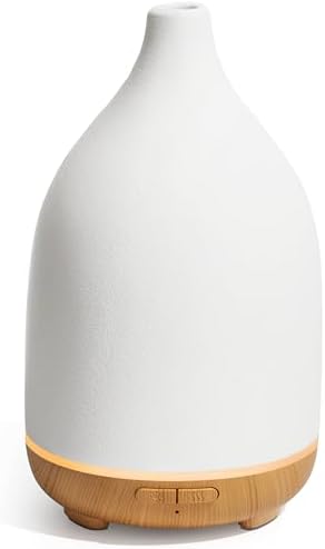 InnoGear 150ml Ceramic Essential Oil Diffuser, Diffusers for Home, Yellow by InnoGear