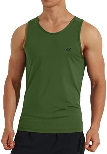 EZRUN Men's Quick Dry Workout Tank Top UPF 50+ Sweat-Wicking Gym Shirt - Image 5