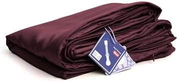 YnM Cooling 3-Side Zipper Duvet Cover for Weighted Blankets | Easy on, Easy Off Rose Puerple, 80"x87" by YNM