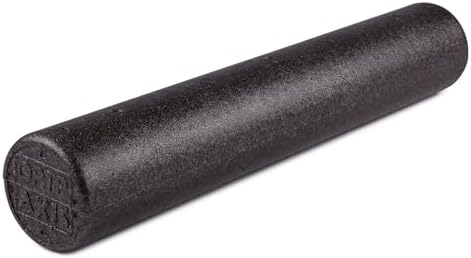 OPTP AXIS Firm Density Foam Roller – Round, Black, 36" x 6" by OPTP