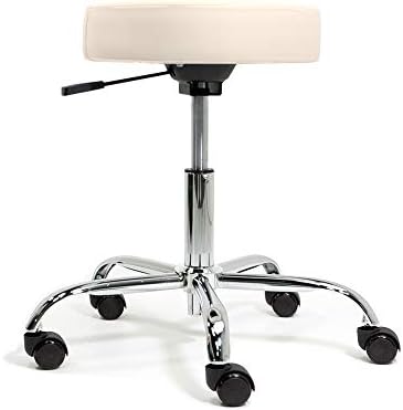 EARTHLITE Pneumatic Massage Salon Drafting Stool - No Leaking (vs. Hydraulic), Adjustable, Rolling, CFC-Free / Medical Spa Facial Chair - Image 3