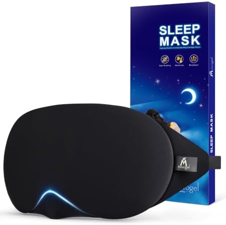 Mavogel Cotton Sleep Eye Mask, Light Blocking with Adjustable Nose Bridge by Mavogel