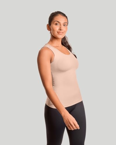 Tommie Copper for Women Lower Back Support Tank Compression Shirt for Women for Lower Back Pain Relief - Image 2