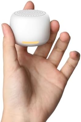 Babelio White Noise Sound Machine, Night Light, Mini and Portable, 15 Non-looping Sounds, Timer, Memory Function, for Adults Baby, Travel, White by BABELIO