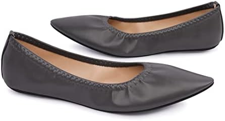 Women's Ballet Flat Slip On Flats - Classic Casual Dress Shoes, Foldable Portable Travel Ballet Walking Shoes - Image 3