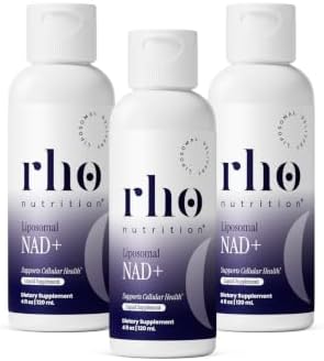 Rho Nutrition Liposomal NAD+ Liquid Supplement (3 Pack) by RhoNutrition