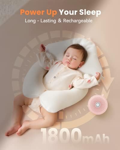 Dreamegg Sound Machine - Portable Sound Machine for Baby Adult, Features Powerful Battery, 21 Soothing Sound, Noise Canceling for Office & Sleeping, Sound Therapy for Home, Travel, Gift - Image 4