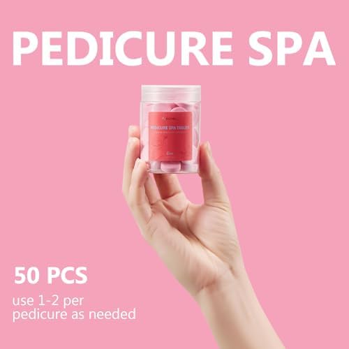 NOVAL Pedicure Spa Tablet - Fast Dissolving, Gentle & Portable Foot Soak for Softening Calluses & Hydrating Skin, Rose Scent - Image 5
