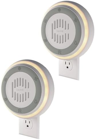 2-Pack Calm Me White Noise Sound Machine for Office Privacy & Noise Canceling, Plug in Fan Noise Machine for Therapy Offices, Healthcare Practices, Clinics & Education, Noise Maker with 20 Sounds. by calmme