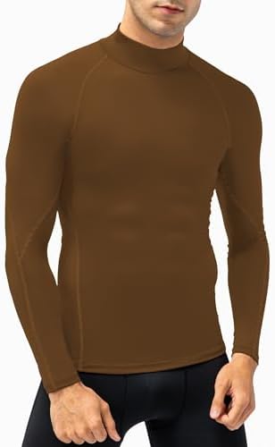 SPVISE Men's Compression Shirts Long Sleeve Mock Turtleneck Workout Tops - Image 2