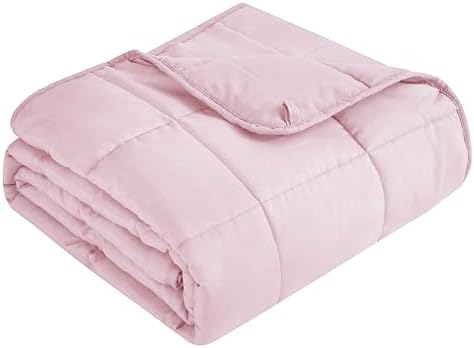 Topcee Weighted Blanket for Adults (15 lbs, 60" x 80") Queen Size Soft Cooling Heavy Blanket Sleeping, Apply to 130-160 lbs Body, Thick Breathable Blanket with Glass Bead, Easy Care by Topcee%E2%80%94ForYourGoodSleep