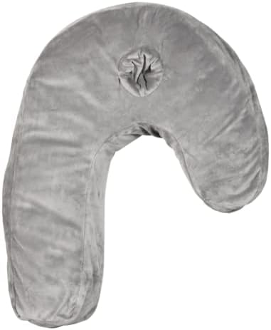 The Outdoor Optimist Side Sleeper Velvet Pillowcase, Gray, Standard by MisticCool