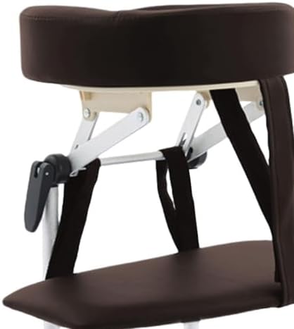 Mattress Top Massage Kit Adjustable Headrest Massage SPA Portable Sturdy Face Down Pillow with Armrest, Coffee - Image 4