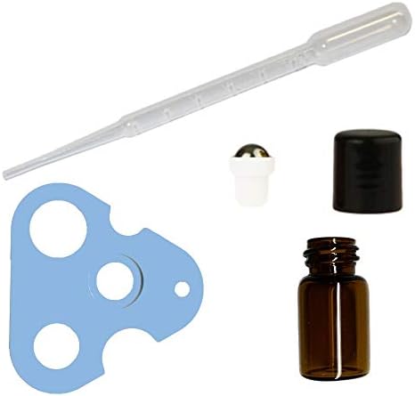 Essential Oils Roller Bottles 100pcs 2ml 5/8 Dram Glass Roller Bottles Refillable Essential Oil Roller Bottles Amber, Stainless Steel Roller Balls, Sample Roll On Bottles, Mini Roller Bottles, Vials - Image 3